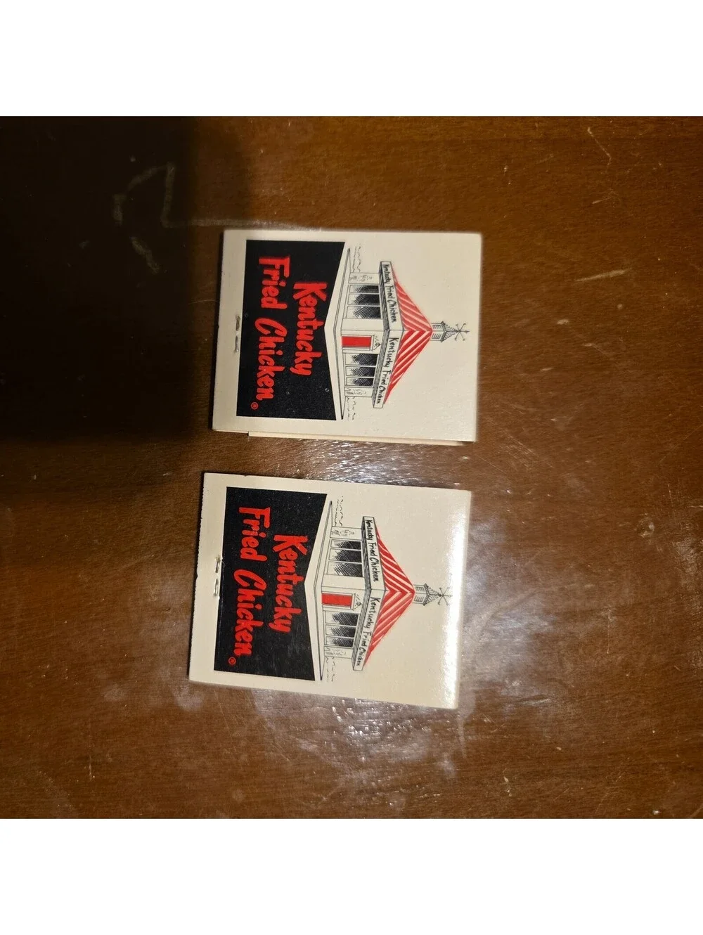 Vintage Kentucky Fried Chicken Col. Sanders Unstruck/Full 1960s Matchbook.